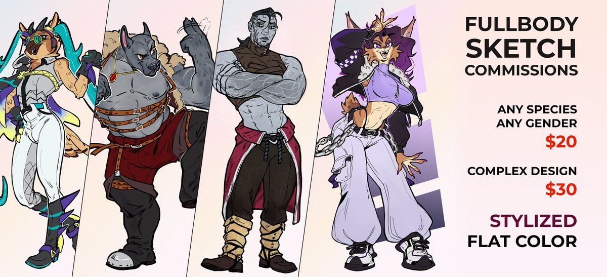 PeachTanchik's tweet photo. FULLBODY SKETCH COMMISSIONS ARE OPEN! 
Flat color, any characters, additional character +100%

To book a slot, leave a comment or send me a dm <3 If you have any additional questions, I'd be happy to answer them and give details :3 

#commission #commissionsopen https://t.co/w9YIFd7JG2