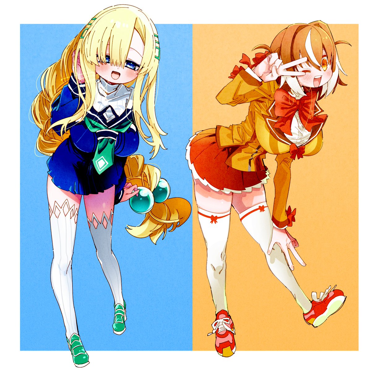 _2doQ8's tweet photo. そういえばちゃんと全身描いてるんすよ
…なファイトガールたち https://t.co/cr5hCldXiS