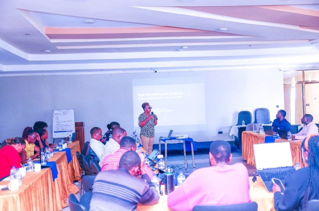 EnviroRwanda's tweet photo. Day 2 of the @MeteoRwanda –@WMO workshop: Yesterday journalists learned the full forecasting chain - observe, transmit, analyse, warn, act - and one hard truth: a forecast isn't communication until it's translated into language people can act on.
#ClimateAction #MeteoRwanda #WMO https://t.co/s1r92wTENp