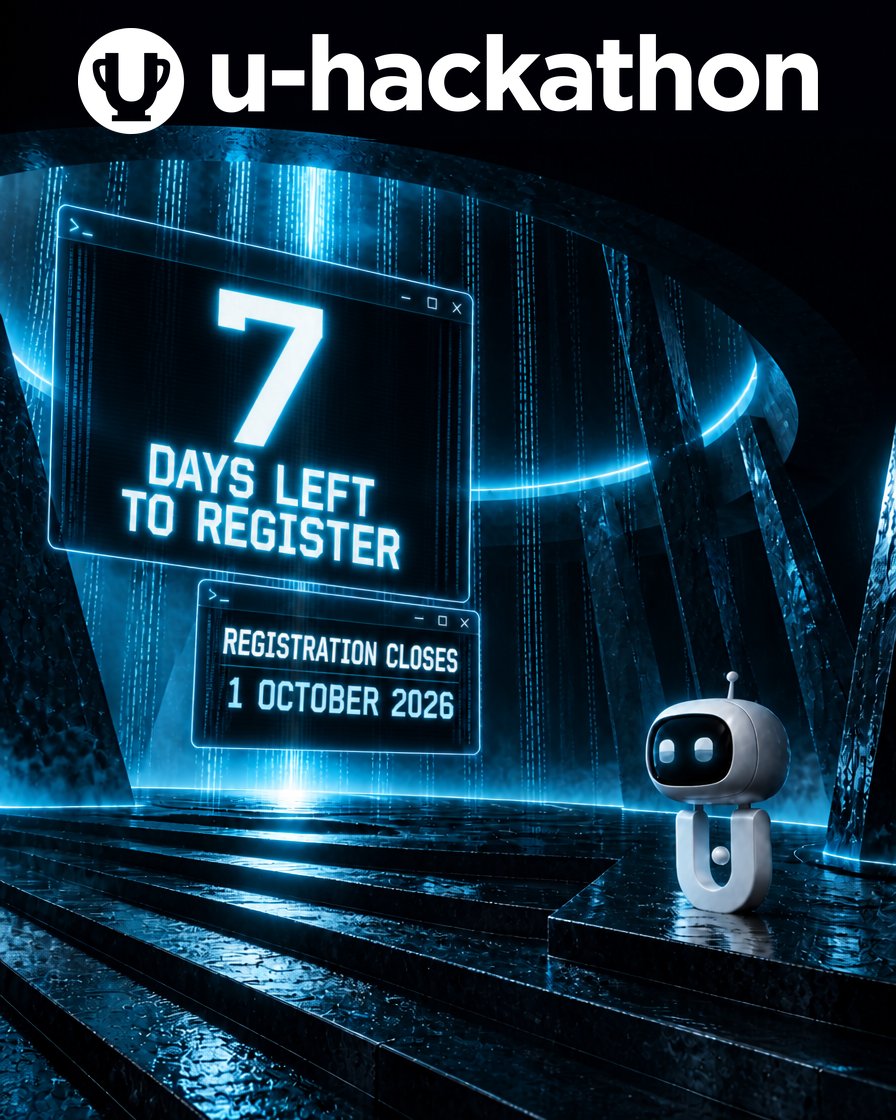 U_Hackathon's tweet photo. One idea. One team. One click closer to changing everything.

Create the future for u at U-Hackathon. 
AI + Web3. Bangkok, 15–16 Oct.

Apply by 1 Oct. One entry per team. 
Selected teams notified via Luma by 5 Oct. 
Places not guaranteed.

https://t.co/hIIQ9jhrZv https://t.co/RCZGQaphpm