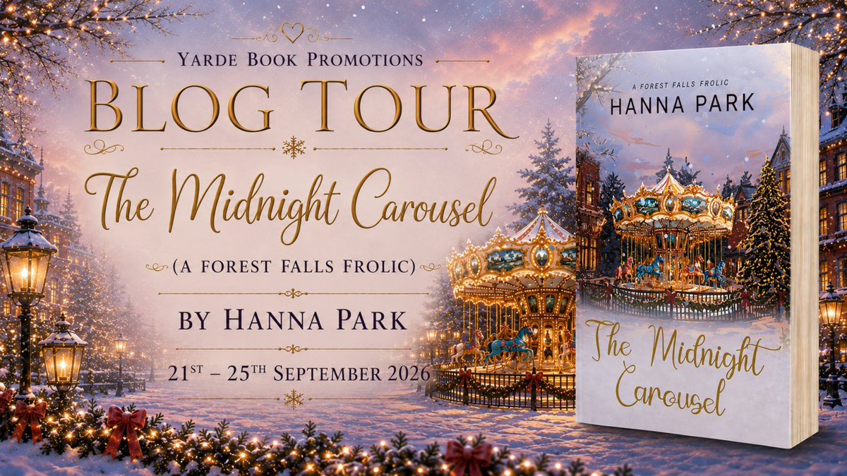 BookcaseMary's tweet photo. 📚 BOOK SPOTLIGHT 📚  
Looking for your next read?

Check out The Midnight Carousel (A Forest Falls Frolic) by Hanna Park.

https://t.co/baCUSAfsfe

#Romantasy #Romance #Christmas #HolidayReads
@maryanneyarde https://t.co/LxElOCdyuJ