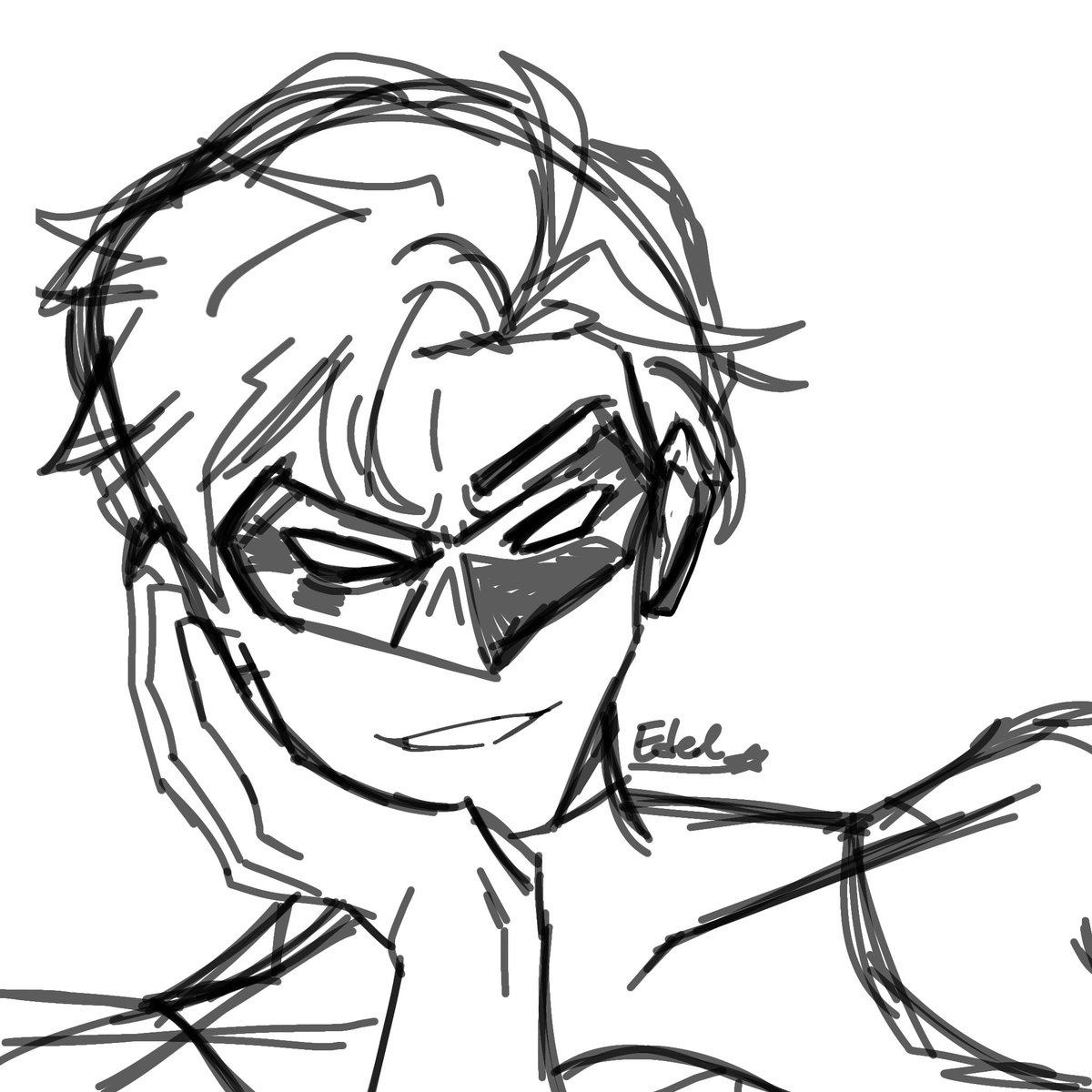 Edel_e9h's tweet photo. #Haljordan 낙서 https://t.co/p0AlME3vIz