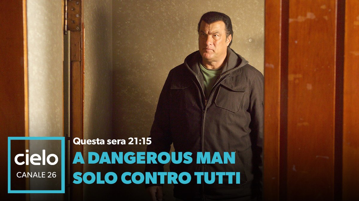 CieloTV's tweet photo. Quando tutto sembra perduto, c’è un uomo pronto a combattere fino alla fine💥
A “Dangerous Man - Solo contro tutti”, con Steven Seagal, vi aspetta questa sera alle 21.15 su Cielo. https://t.co/vWxtLlgJJn