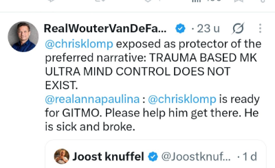 chrisklomp's tweet photo. En dan te bedenken dat deze man al drie keer is veroordeeld wegens het verspreiden van kwaadaardige leugens, bedreiging en opruiing.

Hij kan maar door gaan omdat er geen celruimte is om een eerder opgelegde celstraf van drie maanden uit te zitten.

Let wel: deze man staat onder toezicht van @ReclasseringNL. Ik weet niet wat ze daar allemaal aan het doen zijn, maar opletten is er niet bij.

Ik ben overigens wel ziek, maar niet 'broke'. Integendeel zelfs. 

Laten we zeggen dat onze malle vriend @RealRaatgever niet alleen 's nachts droomt, want dit dwaallicht belooft al zes jaar dat het Amerikaanse leger onderweg is om mij te arresteren. 

Ik denk dat ze verdwaald zijn. Of niet verder gekomen dan Bodegraven. 

Daar schijnt de sleutel te liggen.