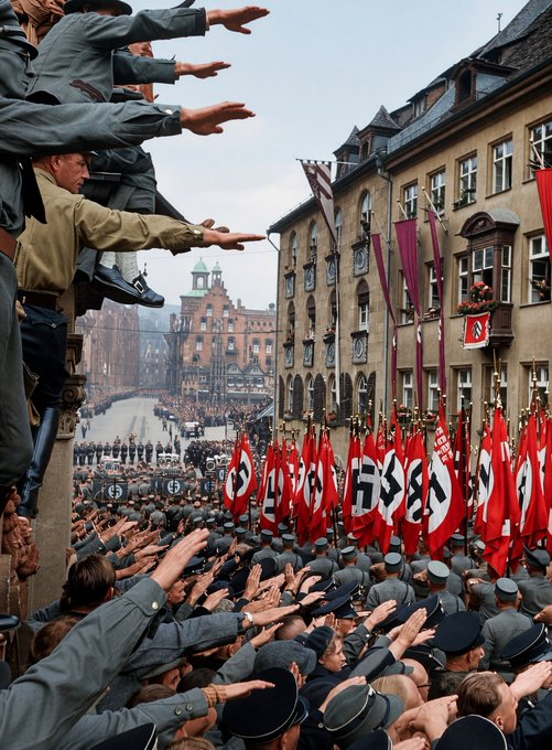 DonnyServusDei's tweet photo. Germany loved the Fuhrer.

Not because he lied or deceived them.
But because he was the bearer of their spirit.

The Fuhrer was Germany.
And Germany was the Fuhrer.

Never let the J8ws sway your heart against this honorable man and his great Reich.

Sieg Heil. https://t.co/eXN9z6aaYH