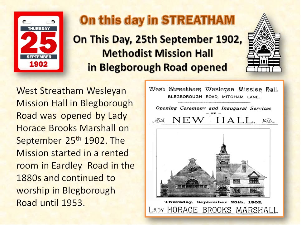SocStreatham's tweet photo. A look back at what happened in Streatham on 25th September 1902 #streathamhistory #furzedown #streatham https://t.co/dLAvVg4w5S
