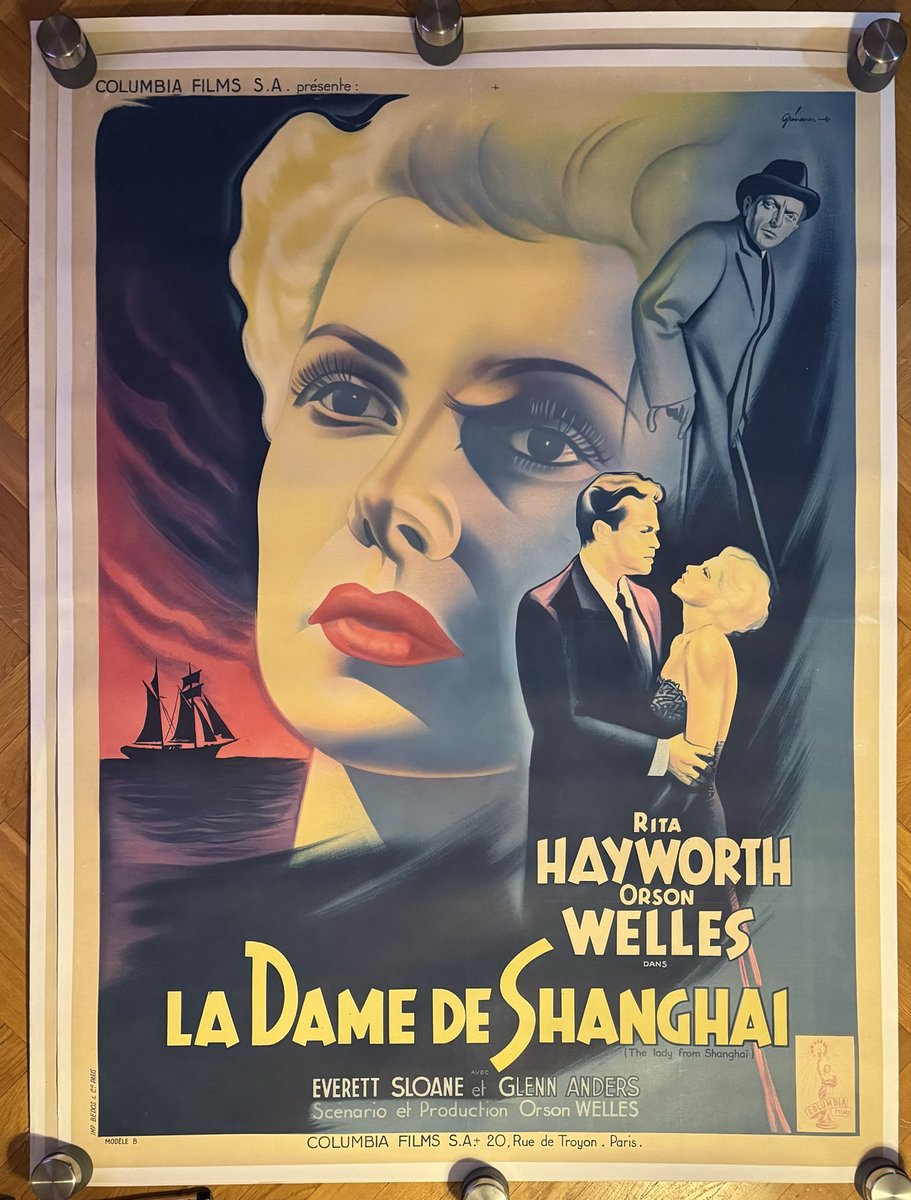 Christophe_Co's tweet photo. On ne fait pas beaucoup mieux que les affiches originales françaises des grands films noirs d’Hollywood. Une préférée ? (1/2) #Collection #Affiches https://t.co/PyxjK5lUvQ