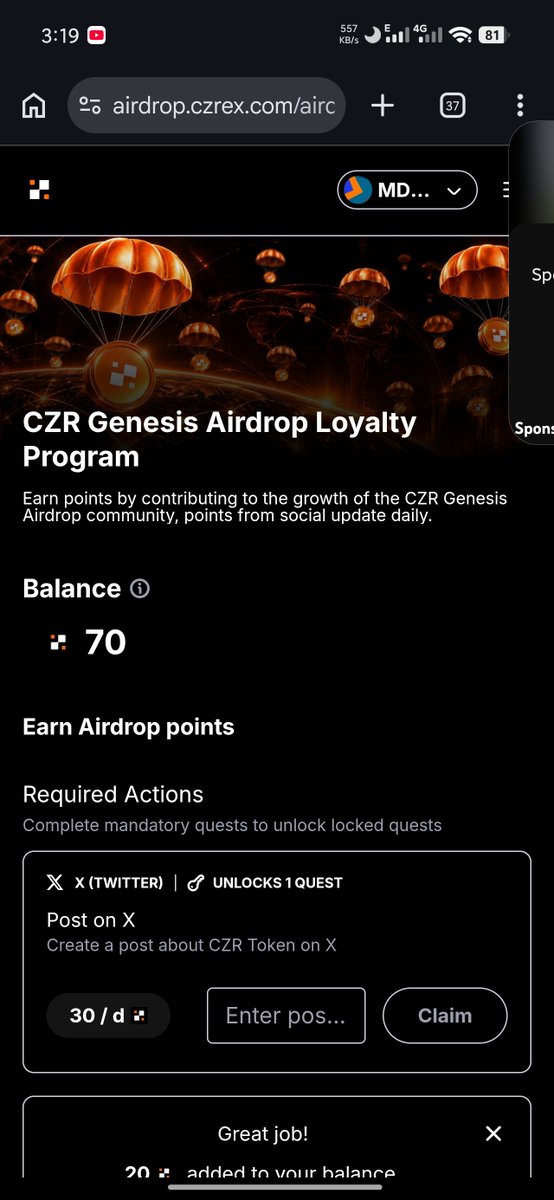 Mostafijur13732's tweet photo. #czrtoken #czr 
Very good project and follow and me plz https://t.co/SHfXRKuAYo