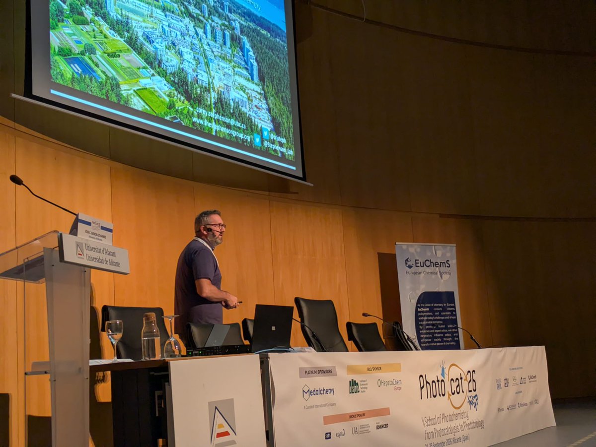photocat26's tweet photo. 🎤 Our next speaker is Corey R. J. Stephenson from the University of British Columbia, Vancouver, Canada! 🇨🇦✨
Let’s give him a big round of applause! 👏👏
The floor is yours, Corey! 🙌 Enjoy the talk! 🧪🔥
#Photocat2026 https://t.co/3KAo52vQKb