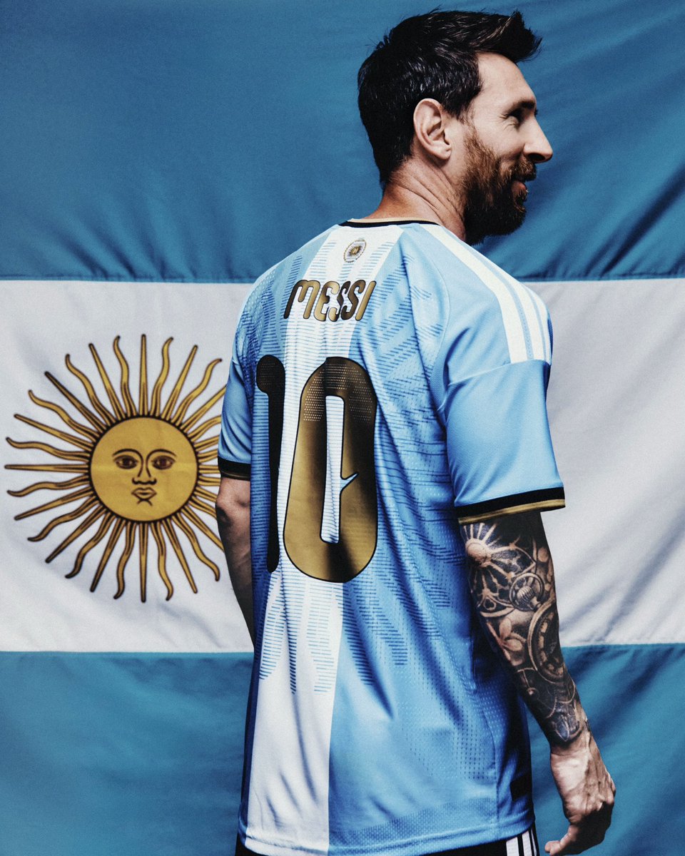 vsrsus's tweet photo. adidas unveil Messi’s last-ever Argentina jersey. https://t.co/7VtFrHbpfM