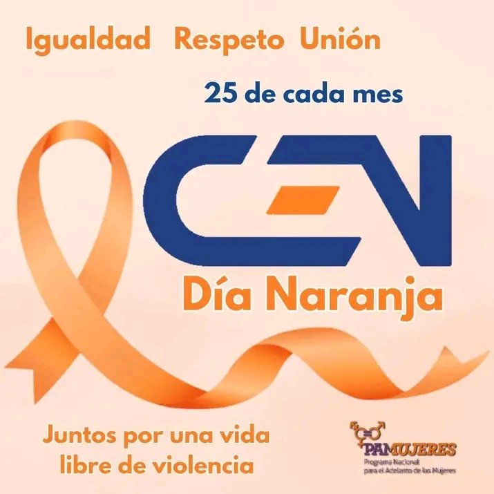 ElectoralD78737's tweet photo. Hoy es el #DíaNaranja Que nuestro día a día no sea invadido por  la violencia. 
Vivir sun violencia no es una opción; es el camino.
#NoALaViolencia https://t.co/pvsYAtilr2