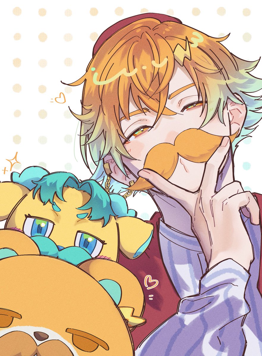 Gyouzapotato's tweet photo. おひげ🌩🦒 https://t.co/pRHxLZqile