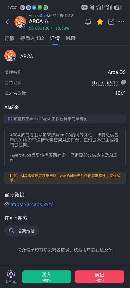 lin318058's tweet photo. 由于 arc 正在慢慢升温！！我发现了一个 AI 项目，它目前真的看起来被低估了，因为我没有看到 ARC 上有主要的 AI 参与者！！

目前市值 50k

0xcc5c8d46666f107a052538b9b1c1834d1e006911
@arca_os 

Arca OS 正在构建一个 AI 原生软件开发堆栈。

大多数 AI 编码工具只是生成代码 https://t.co/cNpyfSXYGT