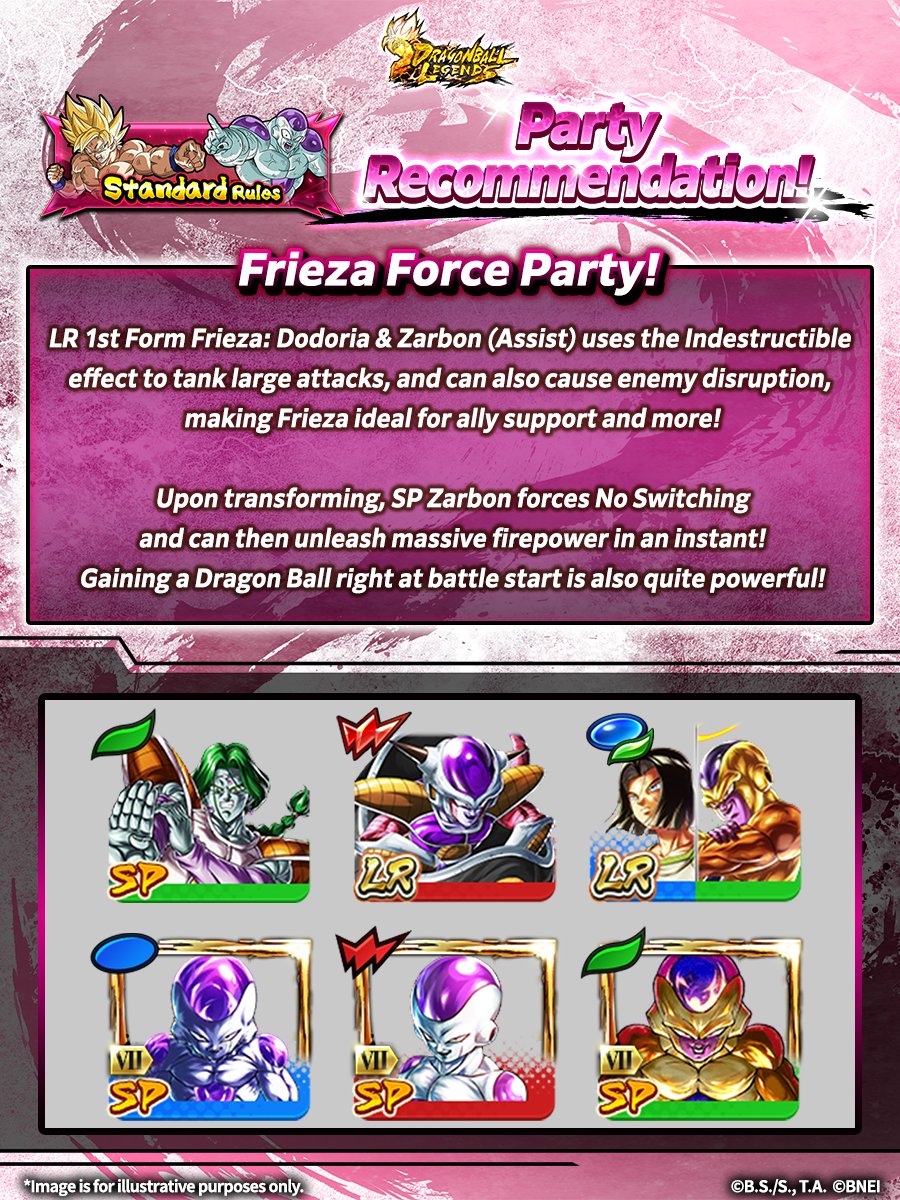 DB_Legends's tweet photo. ||◤　　　　　　　　　　　　　 ◥||
  #LegendsPartyRecommendation
||◣　　　　　　　　　　　��　 ◢||

Here's a recommendation for a Frieza Force party using the new LR 1st Form Frieza: Dodoria &amp; Zarbon (Assist)!

Let us know your favorite parties in the comments!

#DBLegends https://t.co/lECb6rfUuT