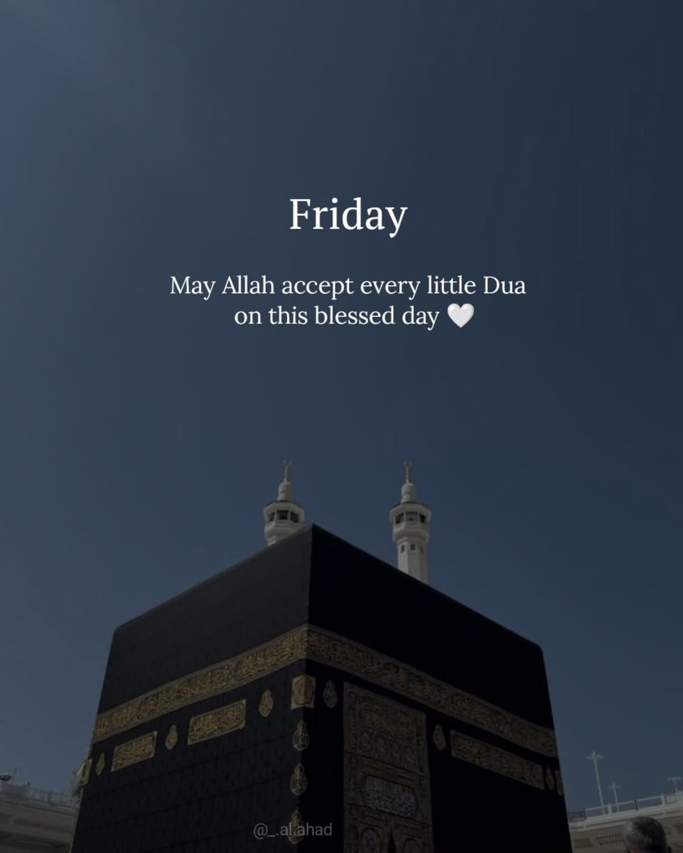 Laylasafa123's tweet photo. Jumu’ah Mubarak 🤲🏽🌙 May Allah accept our prayers, forgive our sins, strengthen our iman, and fill our hearts with peace. May He bless our families, increase our halal rizq, and guide us toward what is good. Ameen. 🤍 https://t.co/i6NNxYLzxy