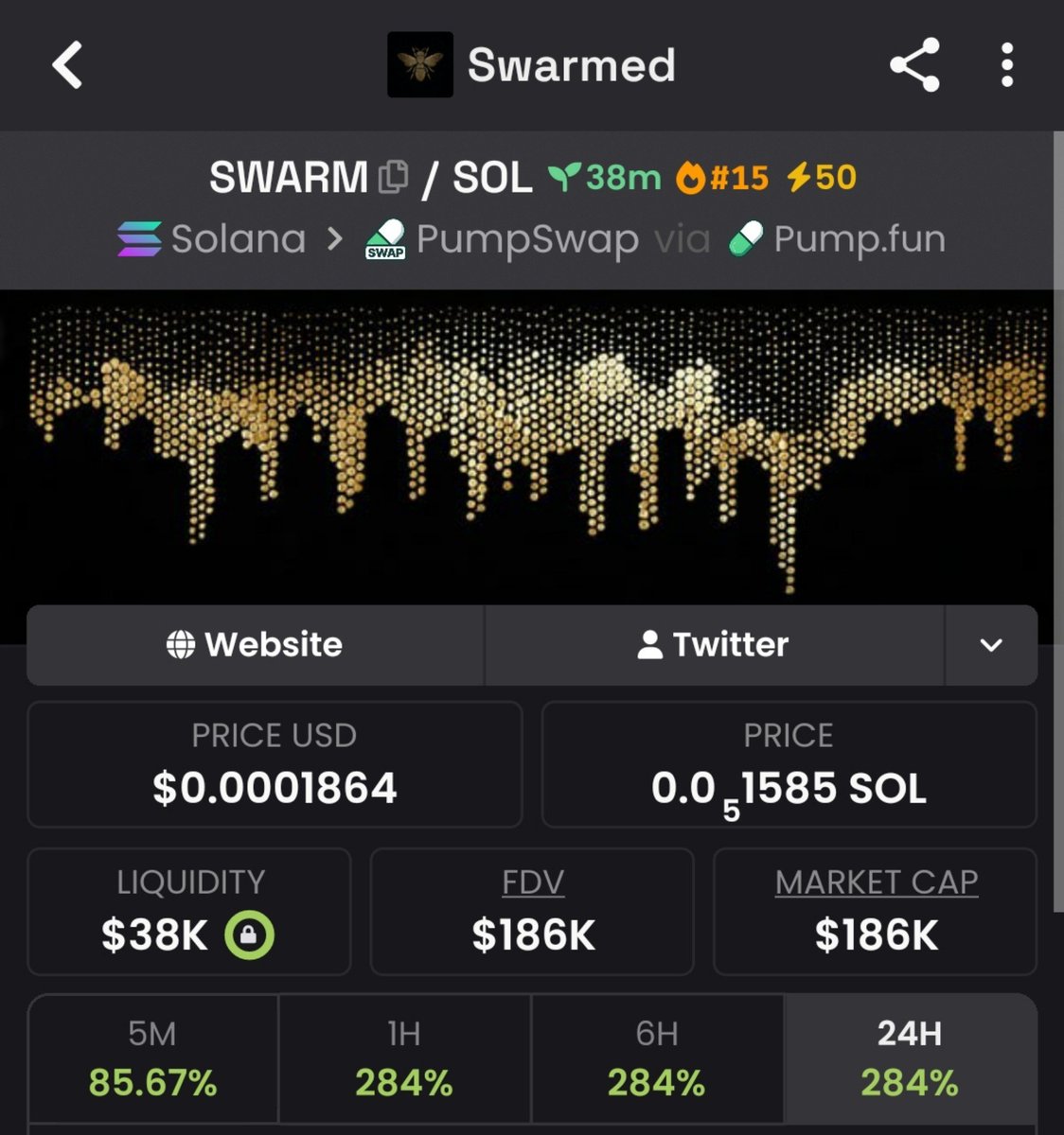 OnchainXHQ's tweet photo. Successful 8x up on $SWARM

Tg frends eating good 

5g9PWcRUHpmqm5uKycpShKXJB18sGLeCEzgB3qrRpump https://t.co/9nJ6hDVXeD