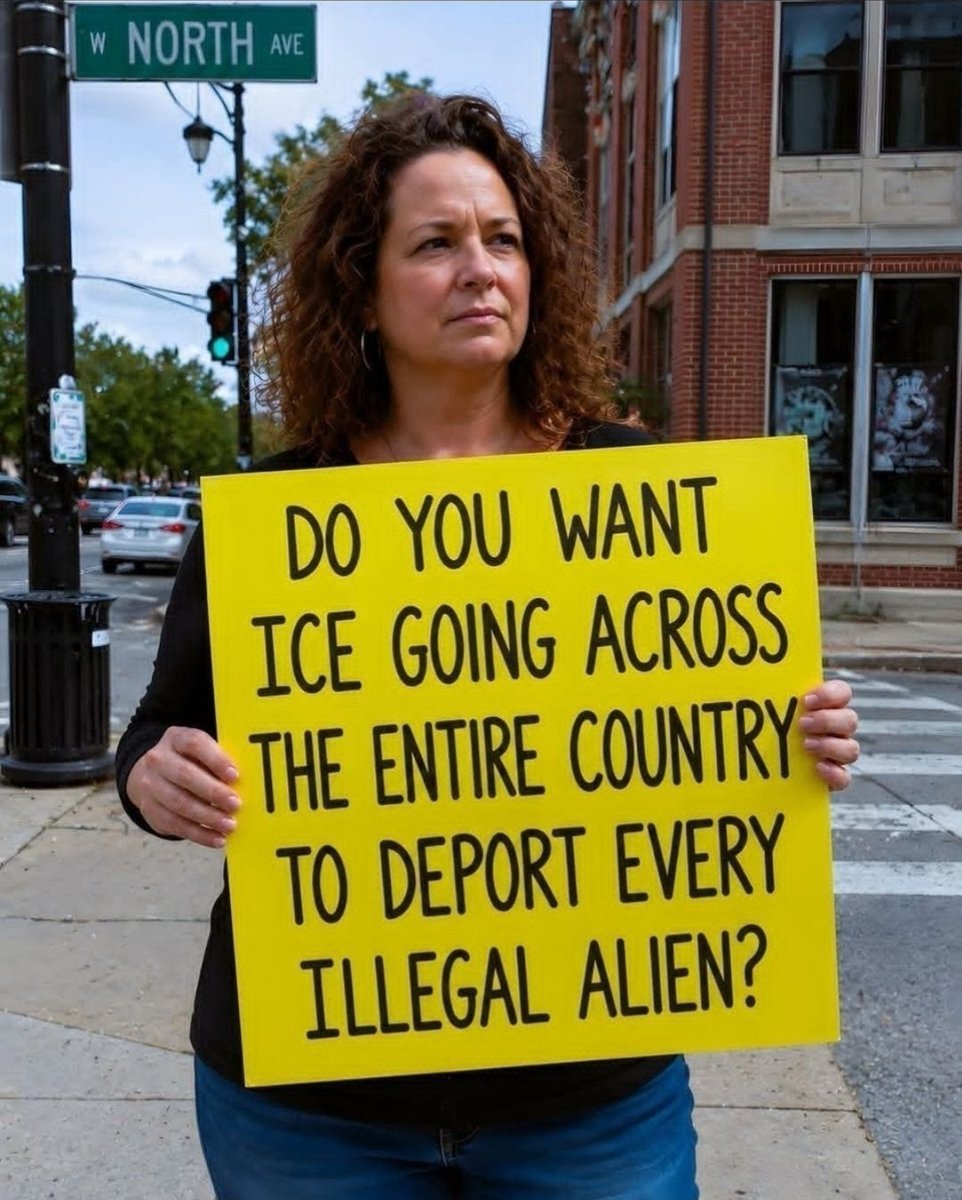 Ivankarvtrump's tweet photo. Should I.C.E. be free to go into any city
or state and deport every illegal alien
currently living here?

This is the real question.
Not “pathways.” Not “compassion.”
Just: enforce the border or don’t. https://t.co/3ExeSe6ffu