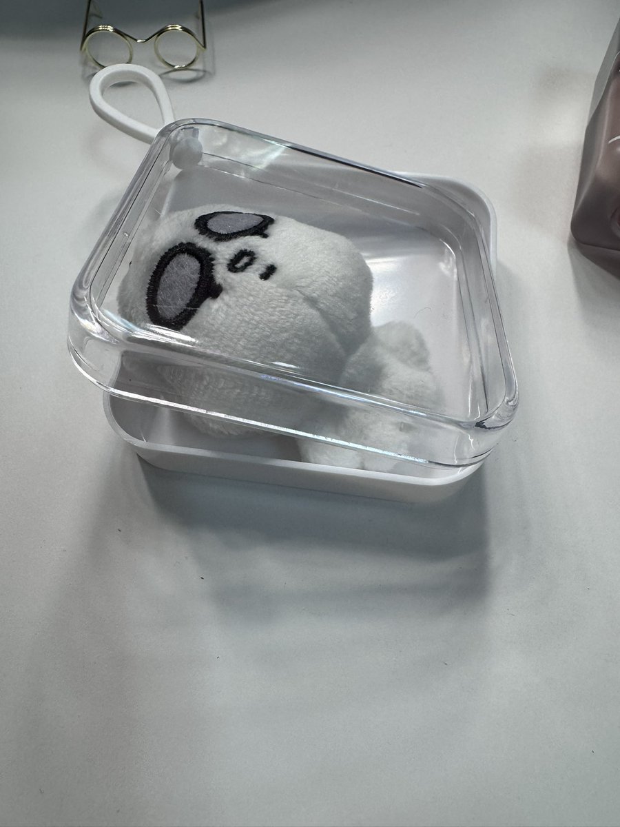 r25830's tweet photo. アバウトトーンのチーク届いて、おまけのパフと写真撮ってたら…これは…もしや？概念ちゃんイケる？？と思ったら… https://t.co/GuSdiOj9tY