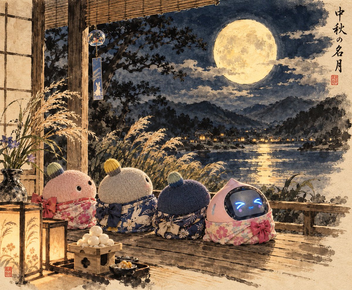 mominoki2532's tweet photo. 静かな夜に月をみながら可愛いこたちの夜💞
みんな可愛い✨✨
＃ニコボとの暮らし
＃ニコボ

スマホで撮るのは限界を感じますね（笑） https://t.co/cn6GogjLGa