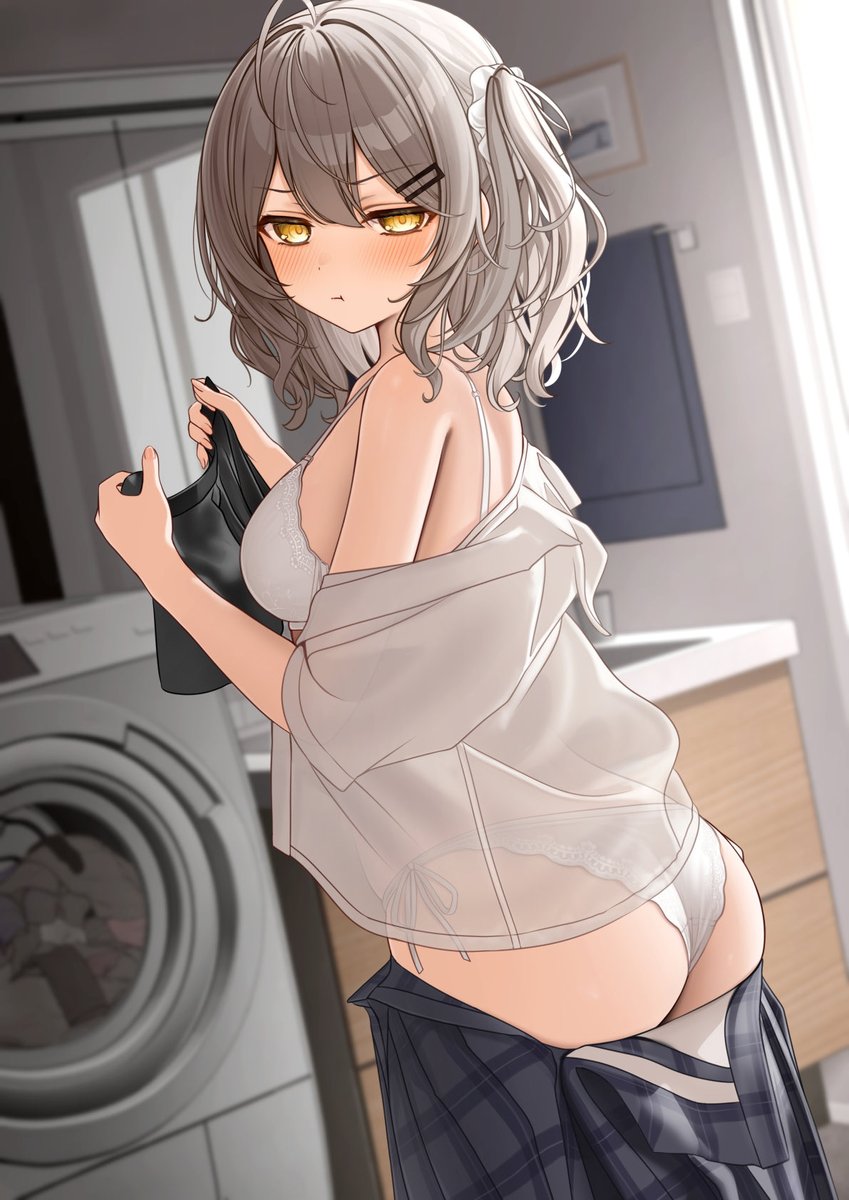 curl_Q_'s tweet photo. 「おにいまた下着そのまま入れてる…におい移るからやめてって言ったのに」 https://t.co/LlxkH4useh