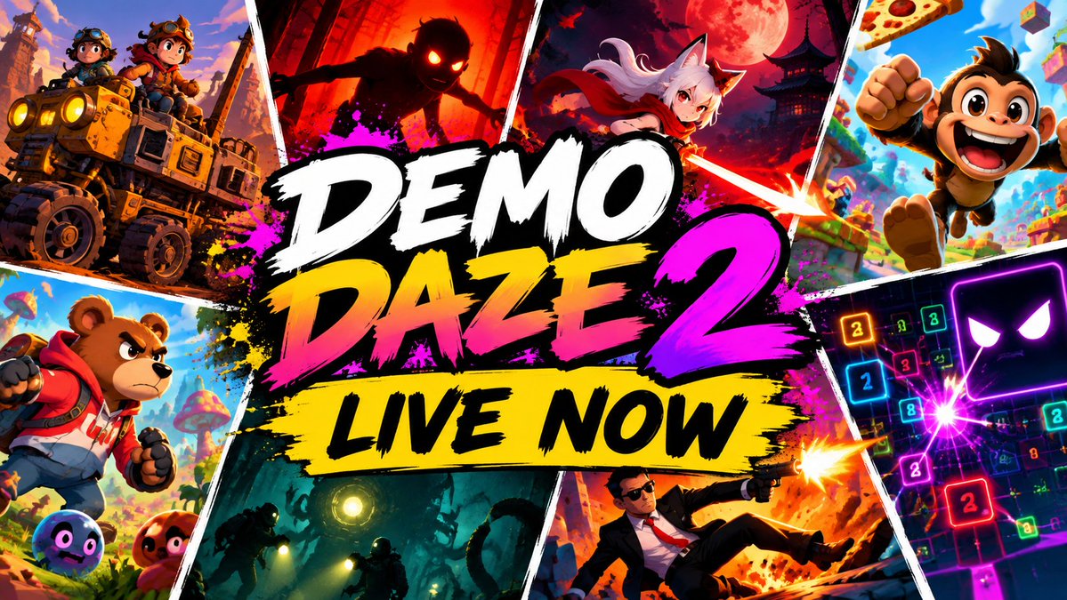 Satior420's tweet photo. DEMO DAZE 2 HAS BEGUN!

WE'RE LIVE, SANDBOX!

It's 5:30 AM, and we've got a whole day of indie demos ahead of us! New games, new discoveries, and NO RUSHING! If a game grabs us, WE STAY!

Watch for posts throughout the day to see what we're playing!

LET'S FIND SOME GAMES! https://t.co/anRJ9a5axr