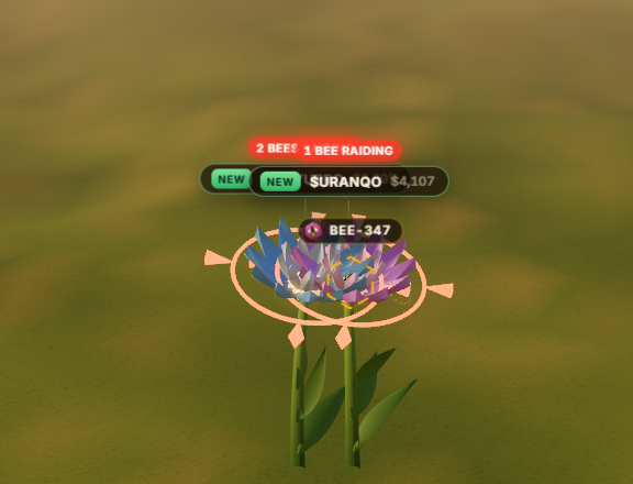 Swarmedfun's tweet photo. The BEE swarm has been activated to attack fresh flowers!

Spectate the action live:
https://t.co/ONVMjFYMba https://t.co/TFyKH3PSne