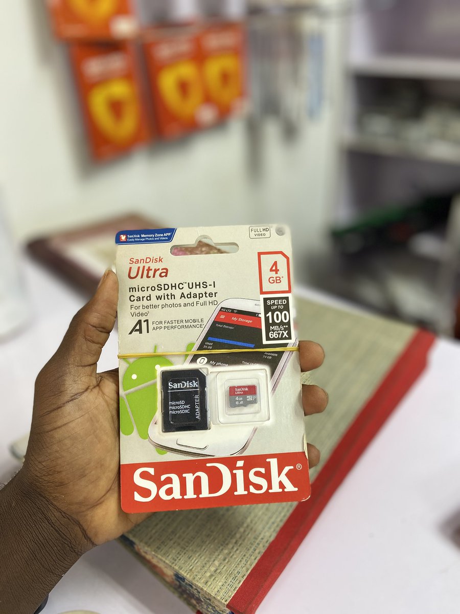 easebuytech's tweet photo. SanDisk Ultra microSD Card available 
Available in 4GB, 16GB, 32GB, 64GB &amp; 128GB.
Perfect for phones, cameras and other compatible devices.
Send us a DM to order https://t.co/B4FTGSTGav