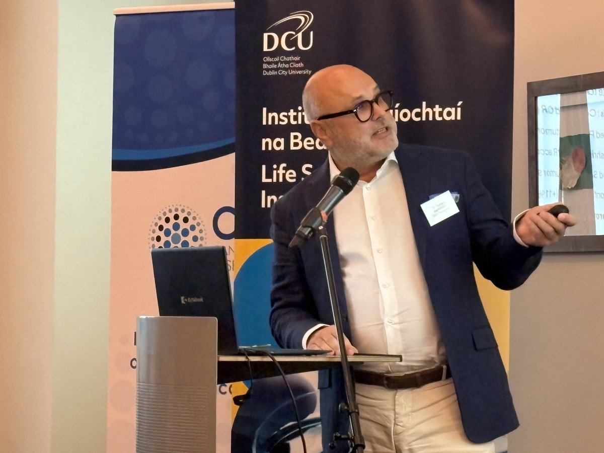 coileain's tweet photo. The final speaker in the TME II session of TransOncXIX is Dr Thomas Bogenrieder, Abalos Therapeutics, presenting on the non-oncolytic arenavirus immunotherapy ABX-001 @CCRTIreland @ProfJohnCrown @DCU_LSI #TransOncXIX https://t.co/spSlv44aAE
