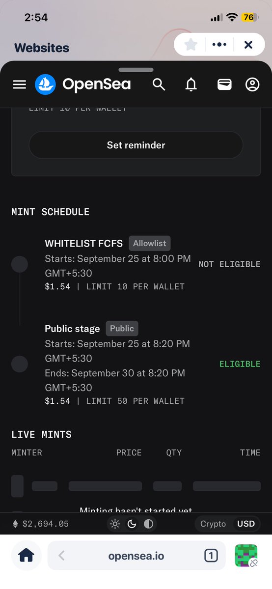 Arlo_Airdrop's tweet photo. @Ventranxyz i joined whitelist but its showing not eligible 😔 https://t.co/yzPOKAKDIb