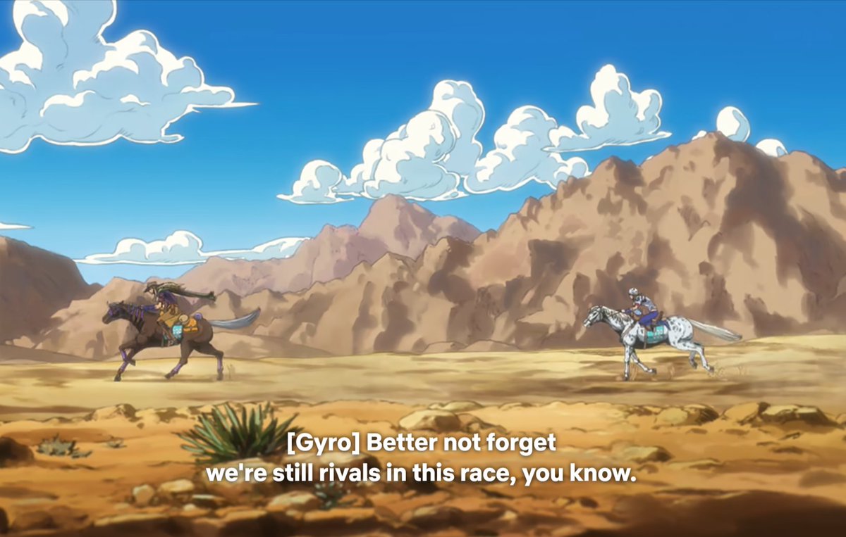 ANG3LF1RE's tweet photo. > 'we're still rivals' 
2 minutes later
> 'leave me gyro, a race is a race!'
> 'no' https://t.co/JcUKwd6cWk