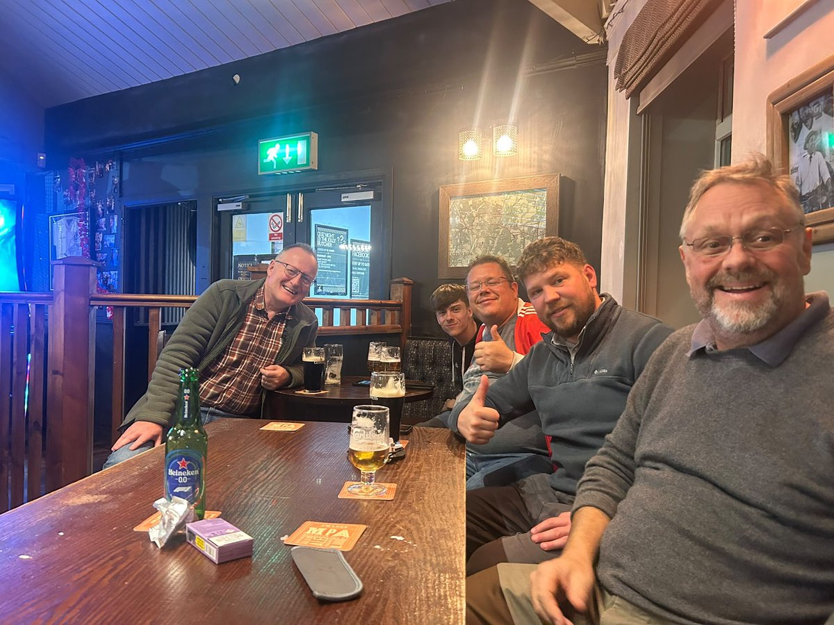 BrooklandsMcr's tweet photo. Some of your Brooklands Labour Team took part in the pub quiz at the jolly butcher last night.
Great fun and great company
#community #supportyourlocal #communitypub https://t.co/X4uPkN1Dpx
