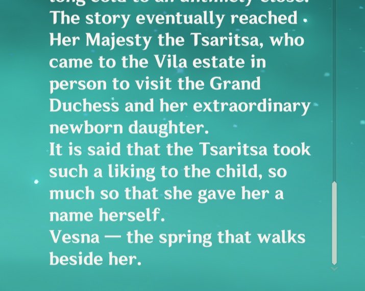 deareeyn's tweet photo. this is so cute im gonna cry, tsaritsa named baby vesna awww https://t.co/3LL1AirzXt