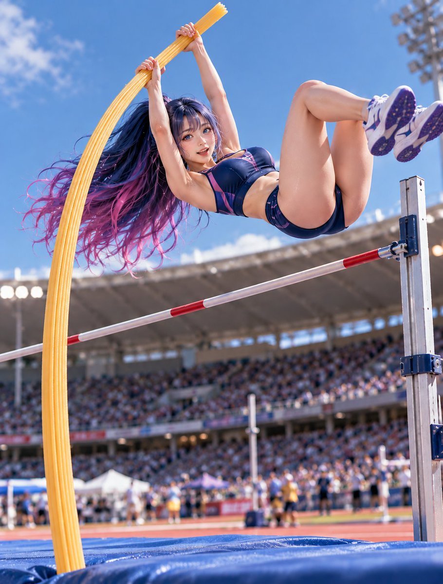 AikoLinLab's tweet photo. 🧪 EXPERIMENT #114

New pole-vault technology: 100% Italian. 🍝😂

Aiko is about to discover whether spaghetti really is al dente enough for this. 🏃‍♀️✨

#AikosLab #AikoLin #PoleVault #Spaghetti #SurrealAI https://t.co/UJ2eGpRNFv