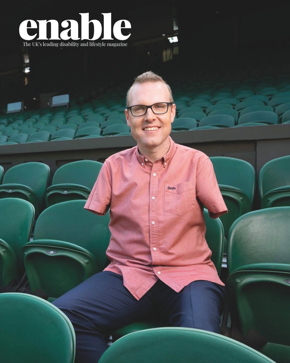 EnableMagazine's tweet photo. “The more disabled people who are visible in mainstream sport, the better”

Andy Stevenson has become one of Britain’s most recognisable disabled sports broadcasters.
(1/2) https://t.co/x2Alu3oU5H