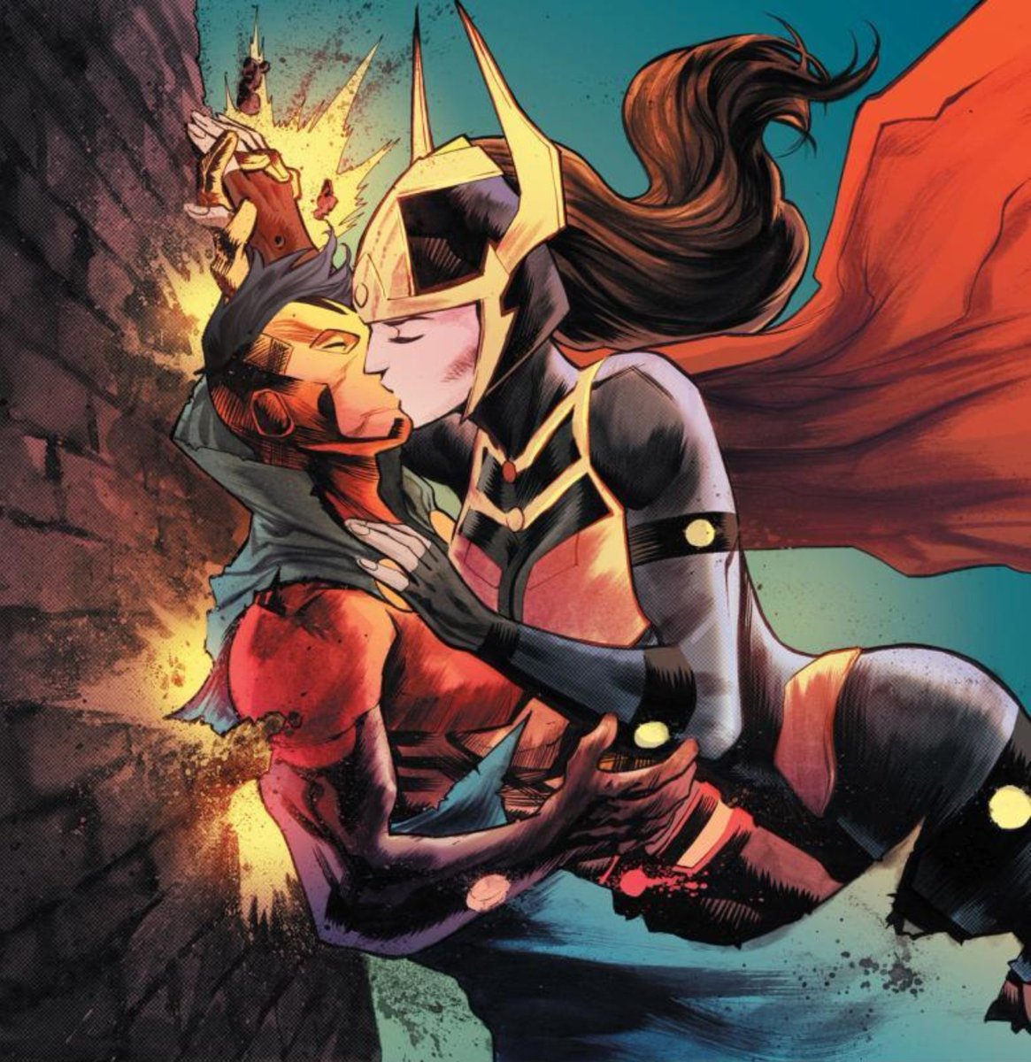 PunkyRevice's tweet photo. Scott e Barda na arte do Manapul = Perfeição https://t.co/BnreafsiIc