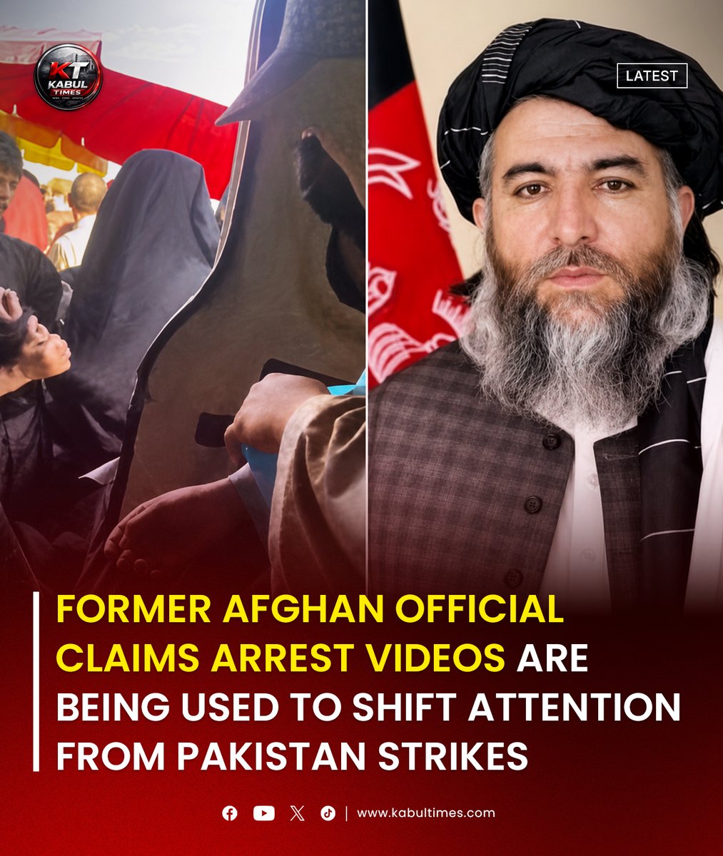kabultimes01's tweet photo. Rahmatullah Andar, a former Afghan government official, claims videos showing arrests and mistreatment under Taliban rule are being circulated to divert public attention from Pakistan’s airstrikes and Afghanistan’s security situation. https://t.co/ViXnL1pSxe