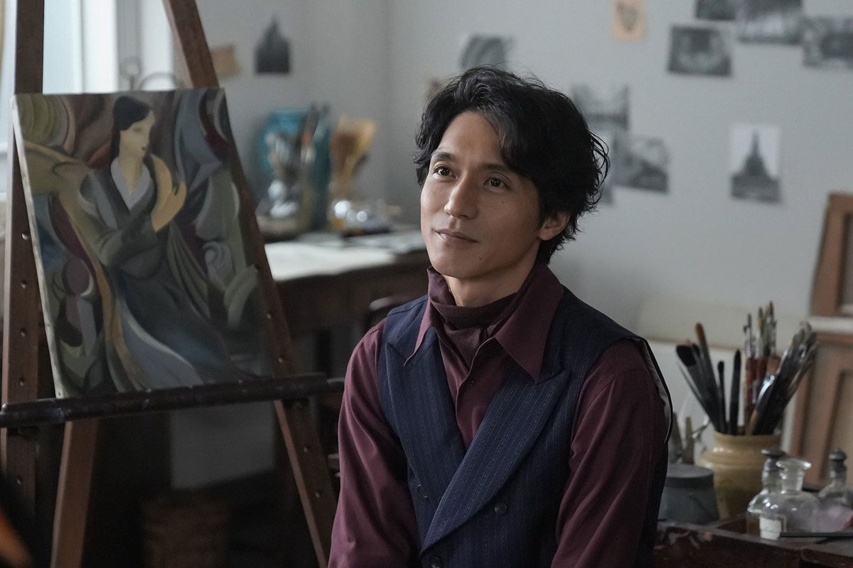 modelpress's tweet photo. 【注目のドラマ記事🎬】
錦戸亮、朝ドラ「ブラッサム」出演決定❗

世間の注目を集める洋画家・夏井銀児役🎨
主人公・珠と深く関わることになる
https://t.co/E6hjggW66B

制作統括コメント「時折見せる空虚なまなざしとふと漏らす笑い声がその存在をよりミステリアスに感じさせます」

#モデルプレスドラマ推し活会議室