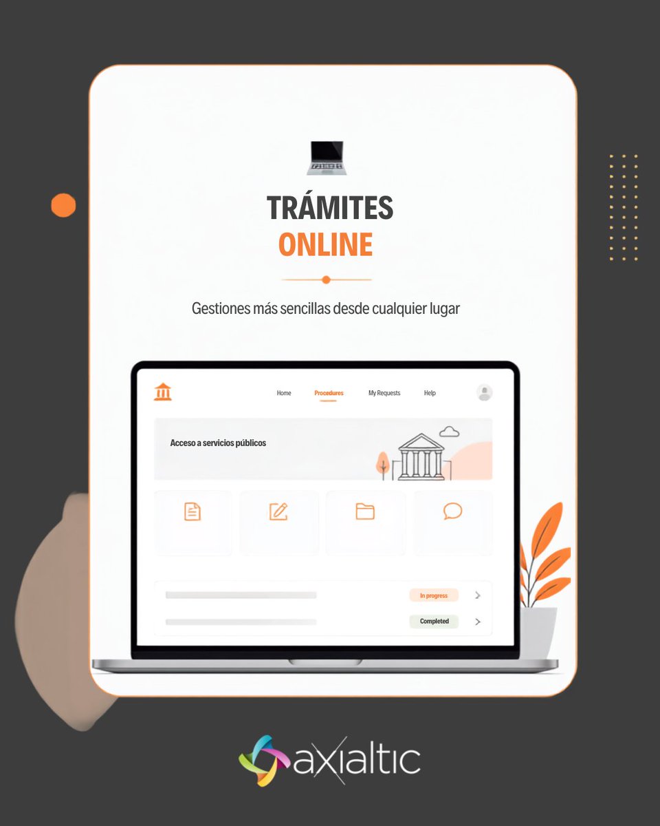 axialtic's tweet photo. ¿Qué elegirías?

📲 Una nueva app
💻 Más trámites online
🏛️ Mejor atención ciudadana
📊 Más transparencia

👇 Cuéntanos tu idea.
🧵2/2
#Axialtic #Innovación #AdministraciónPública #Digitalización https://t.co/HdZMks6h8d
