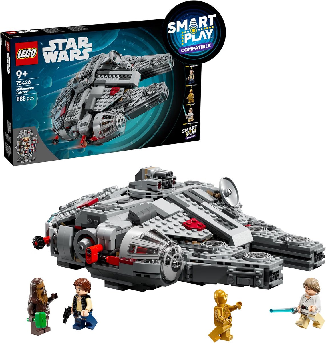 icklebricks's tweet photo. LEGO Star Wars SMART Play: Millennium Falcon 75426
NOW £59.99  (RRP £89.99) → https://t.co/C8uKpMrrEc
.
Pricing correct at time of posting
.
#lego #ad #legodeals #giftideas #afol #legoinvesting #starwars #smartplay #millenniumfalcon #smartbrick https://t.co/ZyAUUalFWi