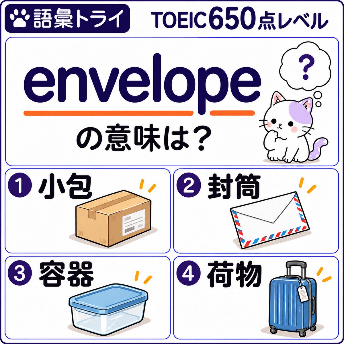 kachun_eigogo's tweet photo. これも分かるかにゃ〜？？？ https://t.co/SBXa6Ulhdc