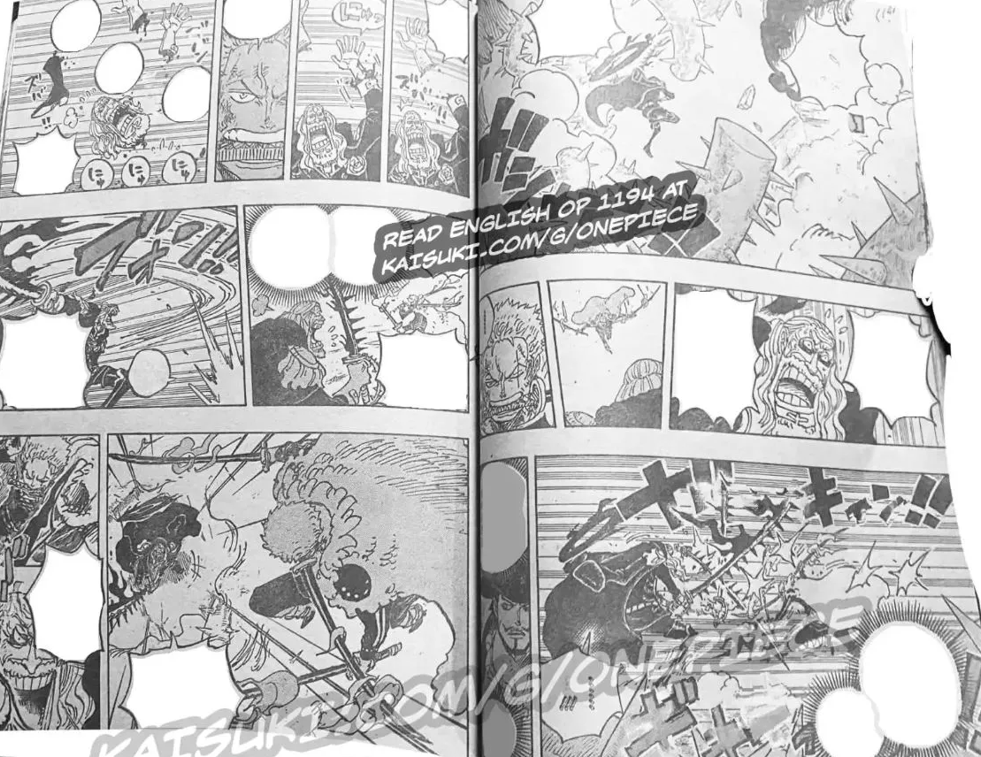 One_PieceTheory's tweet photo. Zoro découpe Sommers en morceaux #ONEPIECE1194 https://t.co/ah3VTX5lBN