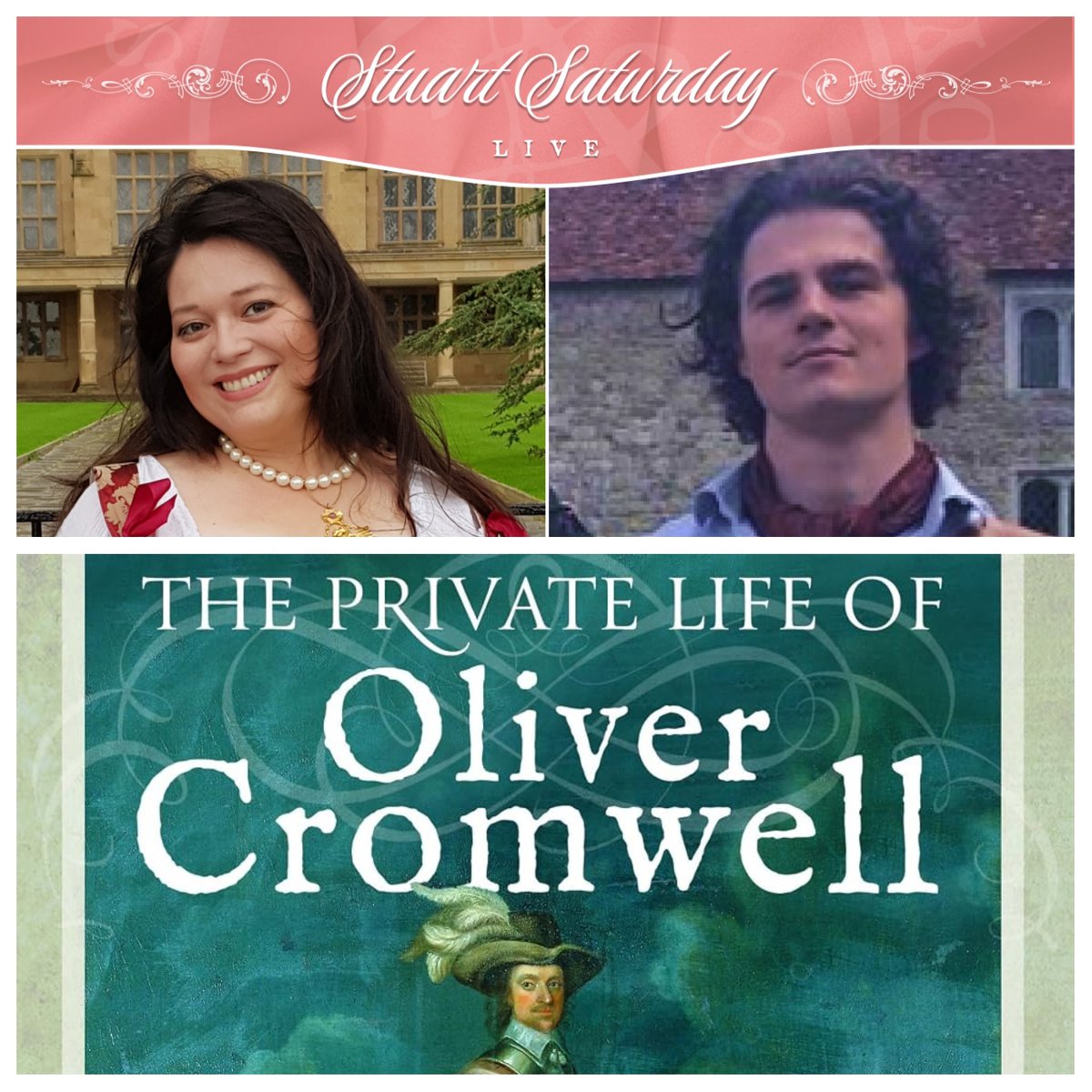 17thCenturyLady's tweet photo. Hear ye! Join me and my special guest historian, Thomas Bryce @Eorlhelm, tomorrow for #StuartSaturdayLive! We will be chatting about Oliver Cromwell, the subject of his debut biography, The Private Life of Oliver Cromwell - (available for pre-order now). We'll cover the man behind the myths and the controversies, and delve into his personal life and the importance his faith had upon his life. Do join us at 3pm BST on YouTube: https://t.co/qgzNLeJAV7 X, Patreon, and (if it cooperates) Facebook! #KeepItStuart ...or #Cromwellian?