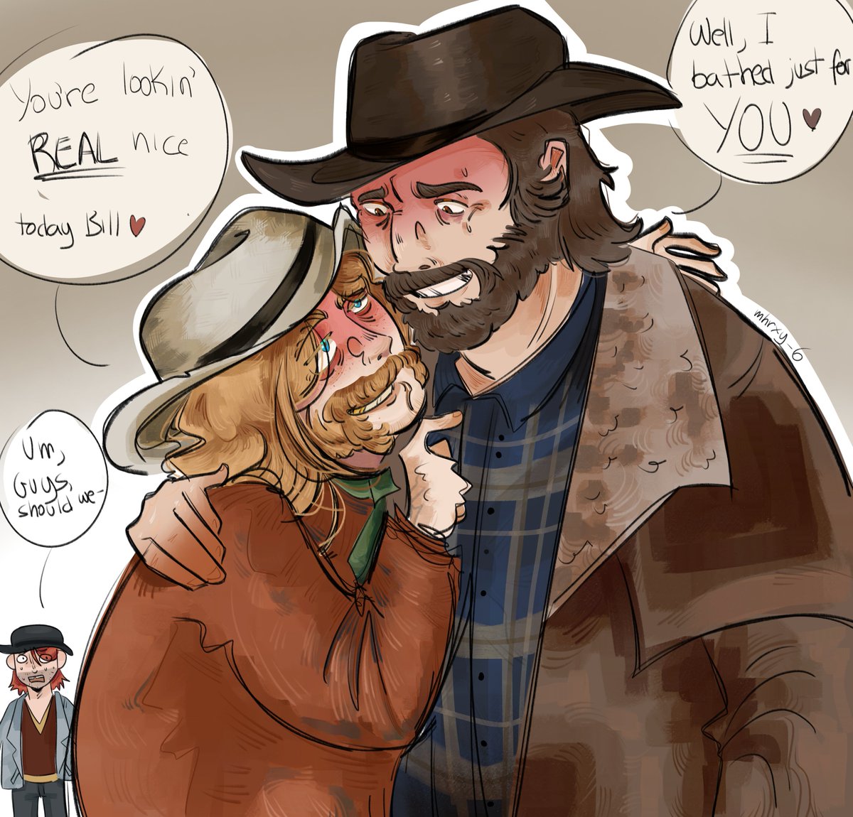 mhrxy_6's tweet photo. Micah Bell x Bill Williamson (and poor Sean) that's how chapter 3 goes for these two
#rdr2 #billwilliamson #micahbell #seanmacguire https://t.co/W2AtAoXG6g