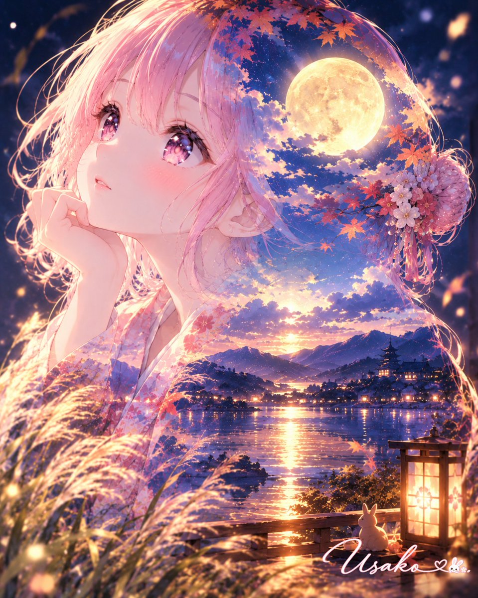usakoann292912's tweet photo. 今日も一日おつかれさまでした✨
今夜はゆっくり、月を眺めていたいなぁ🎑🐇 https://t.co/YfkkyTUahG