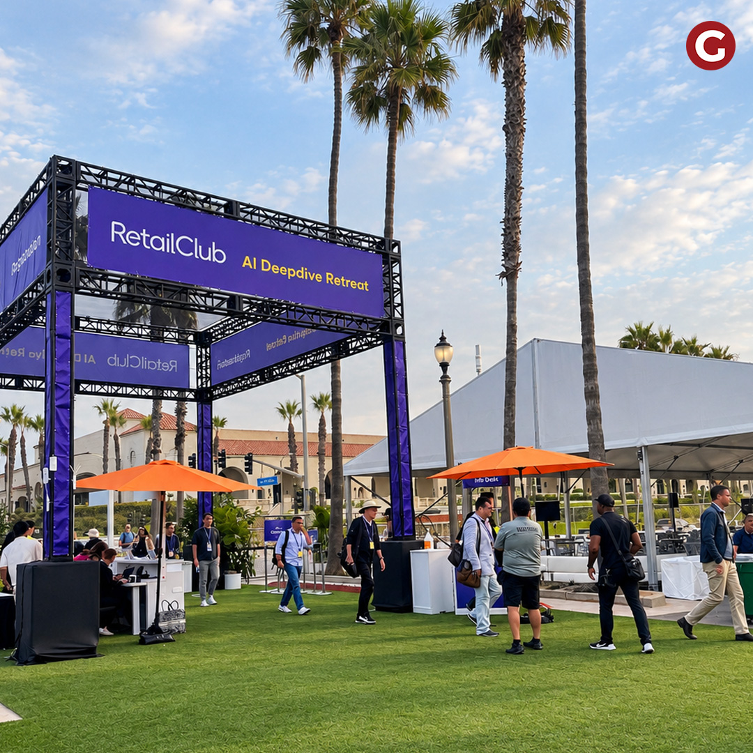 gspanntech's tweet photo. That’s a wrap on #RetailClub AI Festival 2026! Great conversations on AI-ready data, connected commerce, #PXM, #ContentHubGPT, and agentic commerce. 

Thanks to everyone who connected with GSPANN!

#RetailClub #RetailAI #AgenticCommerce #GSPANNEvents https://t.co/WIdLKJw9wO