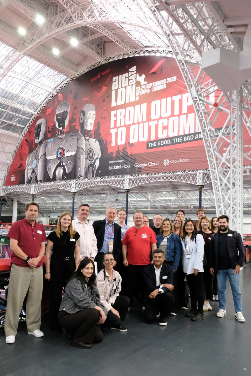 BigData_LDN's tweet photo. 📢 From the BDL team: THANK YOU for attending #BigDataLDN 2026! 

📍This was Big Data LDN 2026. We'll see you next year! 

Register your interest for 2027: https://t.co/LSbwaXbN12

#DataAnalytics #DataCommunity https://t.co/uYHKhtXjug