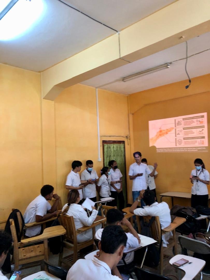 cubacooperatlap's tweet photo. Estudiantes de 5to año #ESM continúan su formación en Medicina Familiar guiados por la Dra Carmen Cala Esp MGI de #BMCTL🇹🇱🇨🇺 de #APSDili ,optamos por la calidad de la formación médica
#CubaCoopera https://t.co/QfvmCAwifN