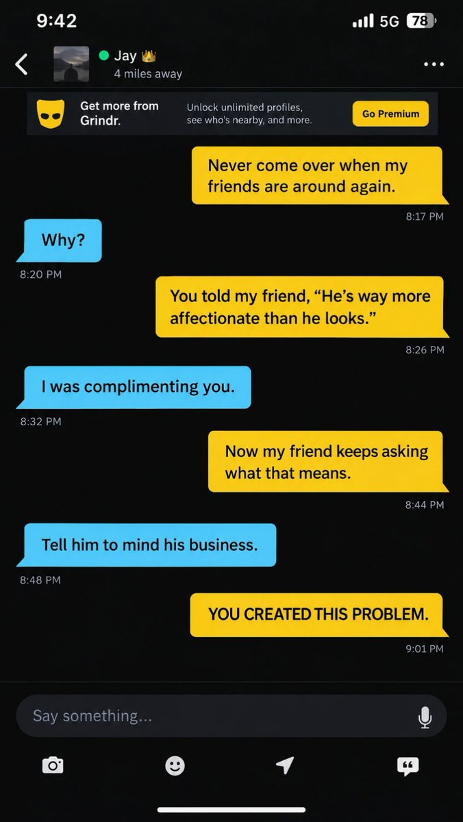 SoftGayLove's tweet photo. Bro said one thing in front of my straight friend and now I’m being investigated 💀 https://t.co/VHGVO8huhT