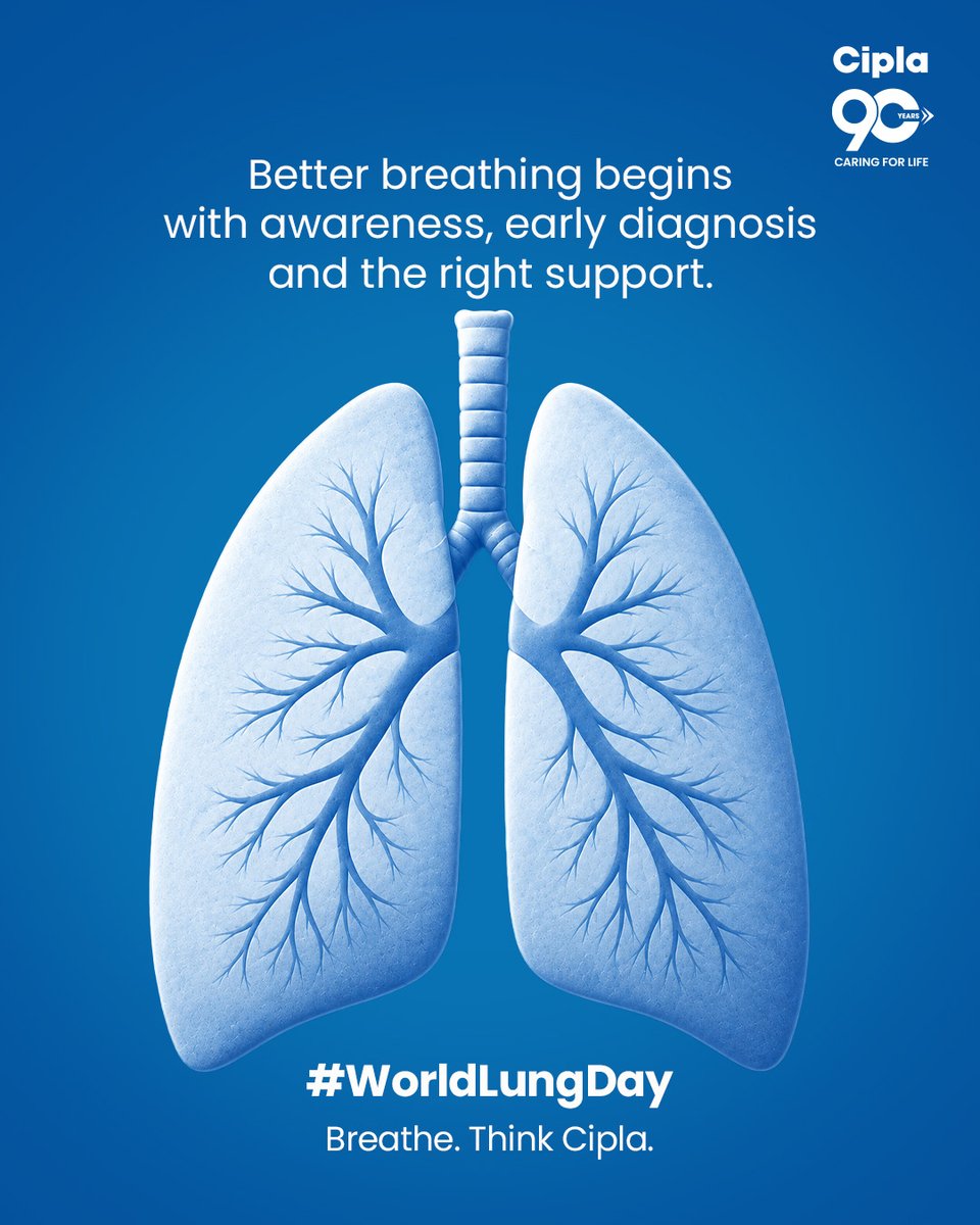 Cipla_Global's tweet photo. It’s imperative to remember that clearer diagnosis can bring someone closer to breathing better.
#Cipla #CaringForLife #WorldLungDay #Breathefree #RespiratoryCare
#BreatheThinkCipla https://t.co/8lANcRADgp