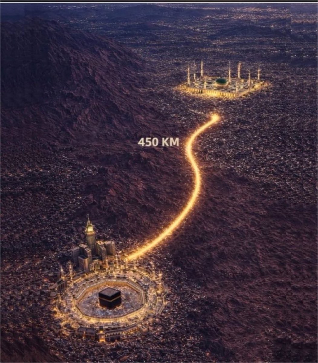 6x7z1_'s tweet photo. المسافة التي قطعها النبي ﷺ برحلة الهجرة من مكة إلى المدينة بحوالي 400 كيلو ، تخيلوا قطعها راكبًا على الإبل ونصفها ماشيًا على قدميه لمدة ثمانية ايام برفقه الصديق في جو حار جدًا، كل ذلك من أجل أن يصلك هذا الدين

اليوم وأنت معزز ومنعم فأكثروا من الصلاة عليه❤️ https://t.co/YxlBaGWyTa
